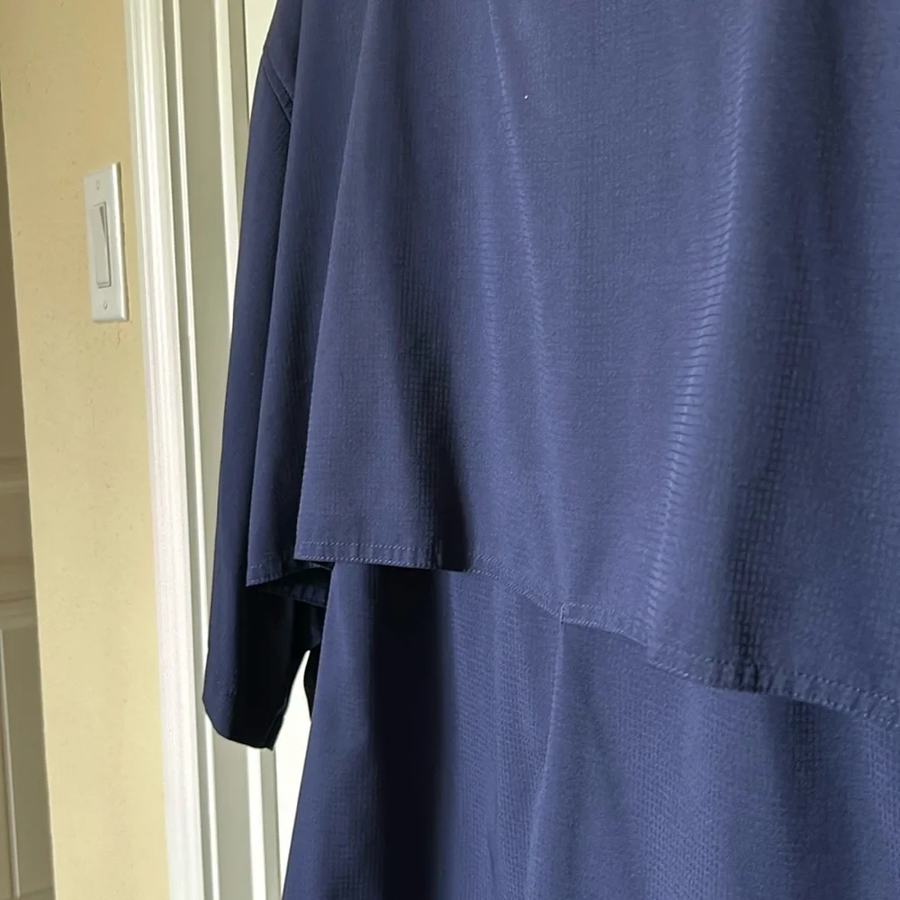 Men’s navy blue fishing shirt 3X - Picture 5 of 8